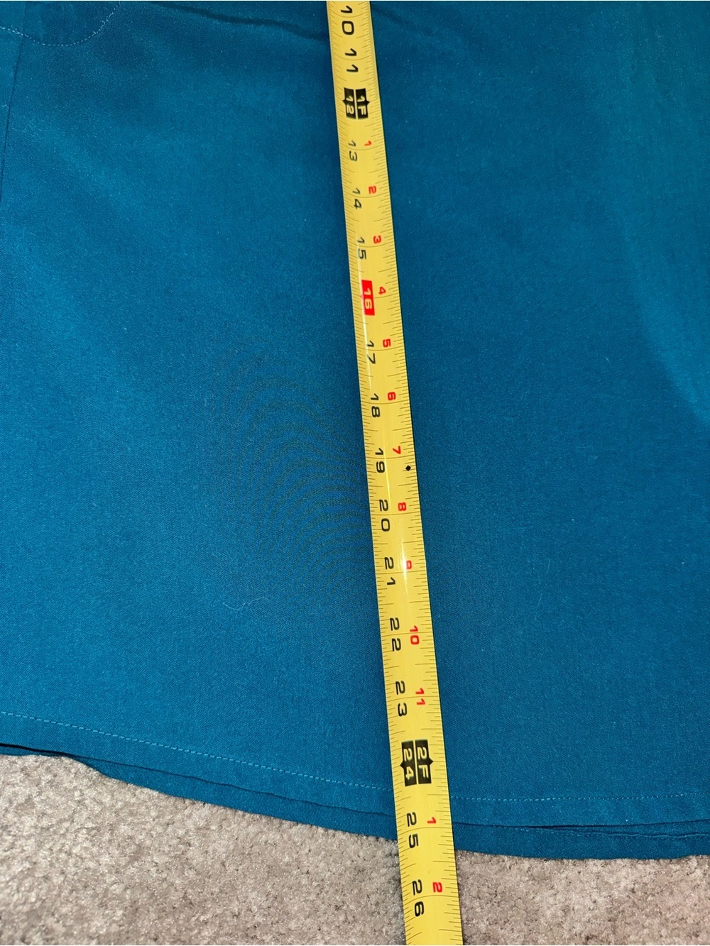 DOLAN Caribbean Blue V-Neck oversized scrub top XLarge - Picture 7 of 8